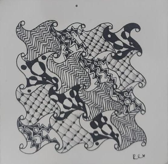 禅绕画图案作品
